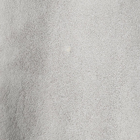 Armani Collezione Tan Brown Suede Leather Zip Front Jacket Knit Insets Size 44 - Picture 14 of 16